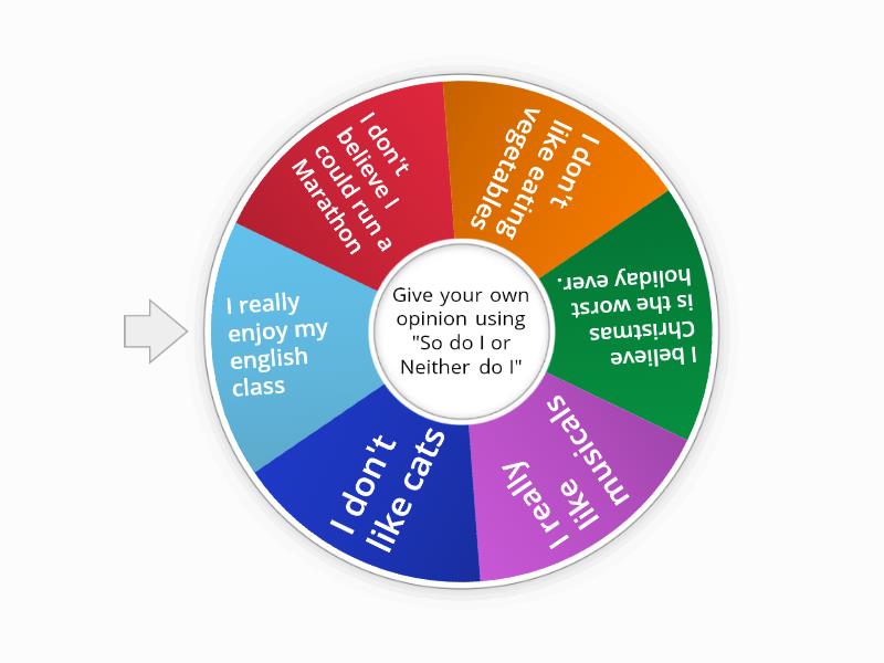 AGREE/ DISAGREE - Random wheel