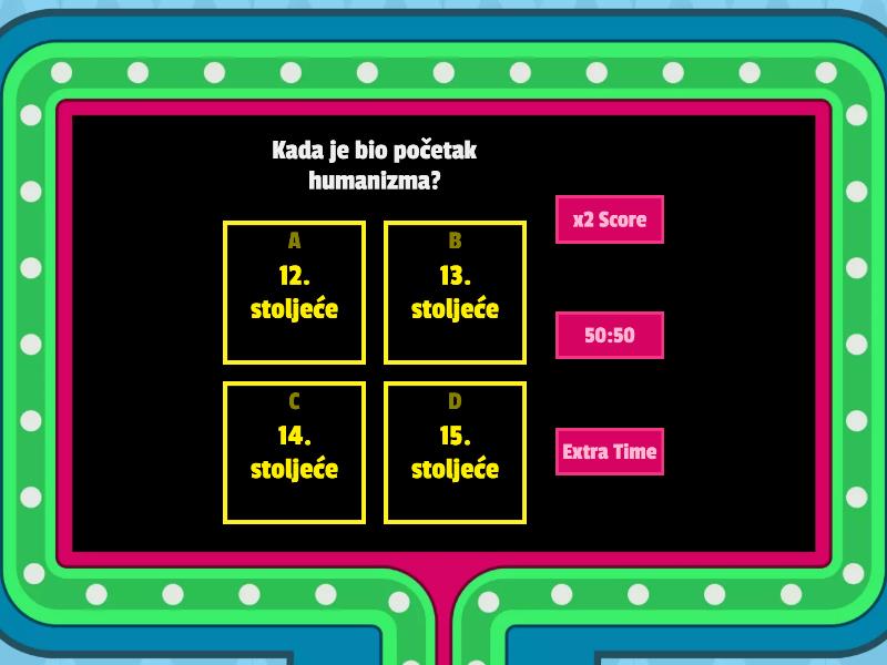 Renesansa - Gameshow quiz