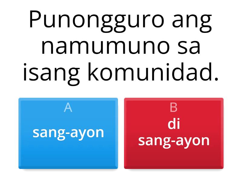 Ang Aking Komunidad (wk2) - Quiz