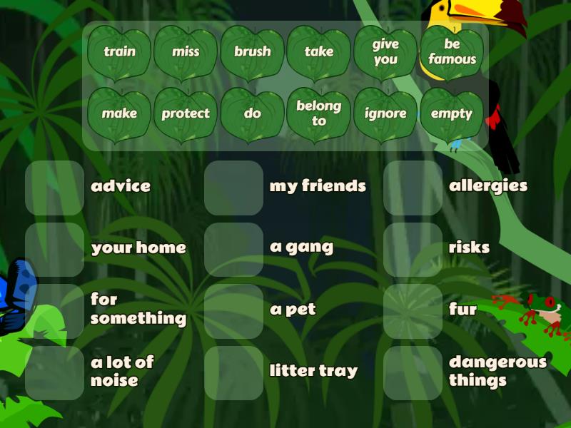 Wider World 2 Unit 3 Word Friends - Match up