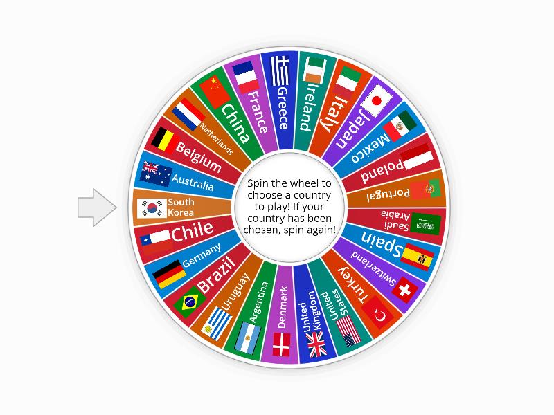 Country Roulette - Spin the wheel
