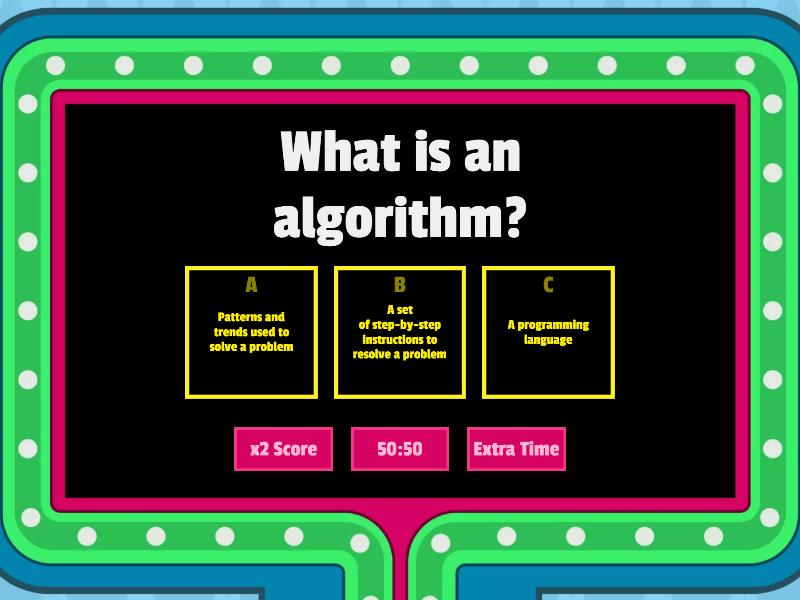 FLow Chart Quiz - Gameshow quiz