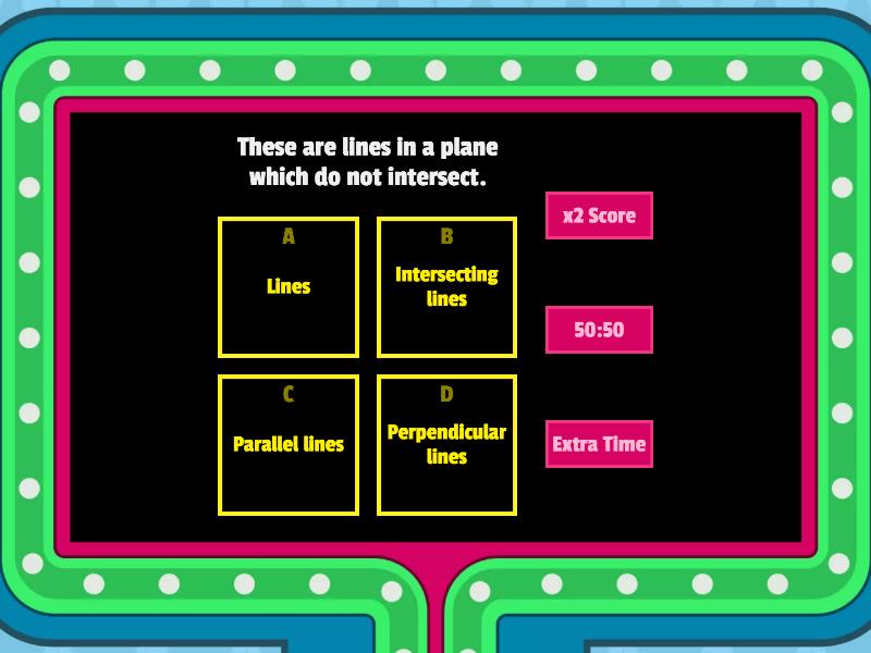 Grade 8 Math Asynchronous Activity - Gameshow quiz