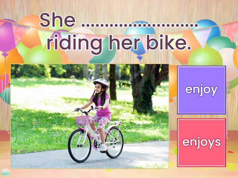 Like - Love - Enjoy + ing - Quiz