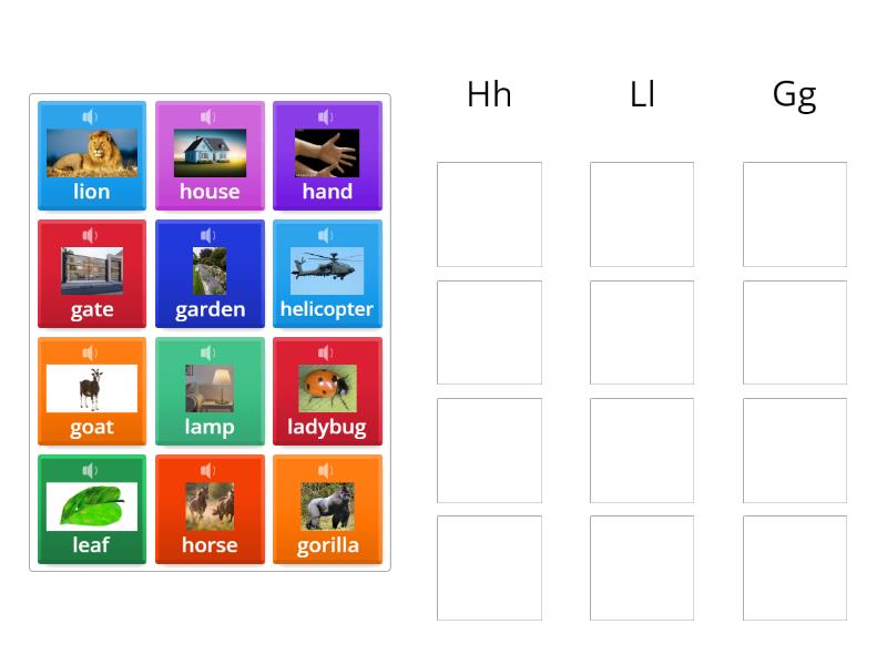 revision (Hh,Ll,Gg) - Group sort