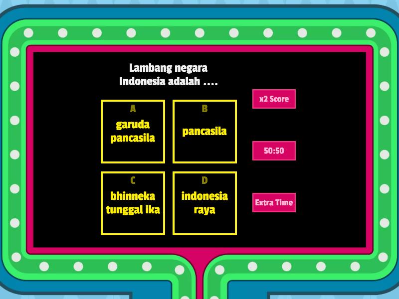 PPKN Kelas 2 - Gameshow Quiz