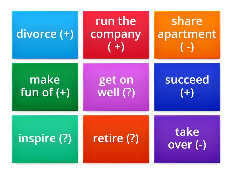 make sentences Flip tiles