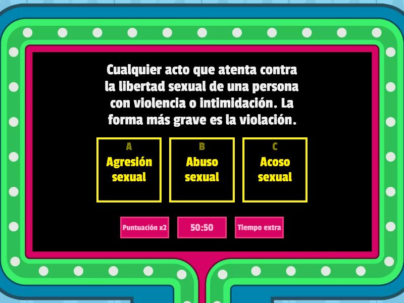 Violencia Sexual - Concurso De Preguntas