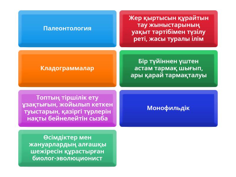 кладограммалар - Flip tiles