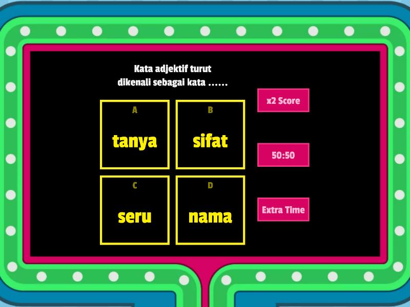 Latihan Kata Adjektif Bahasa Melayu Tahun 3 (Jarak, Perasaan ...