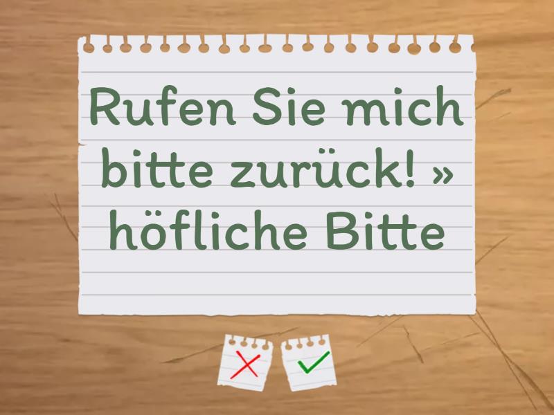 A1.2 Lektion 12 höfliche Bitten Flash cards