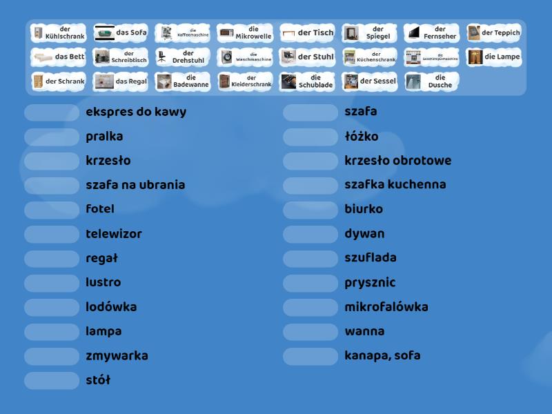 Meble i sprzęty domowe - Match up