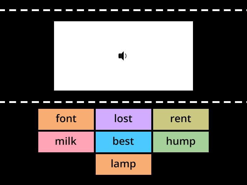 Wordwall identifying mix cvcc words 2 find the match