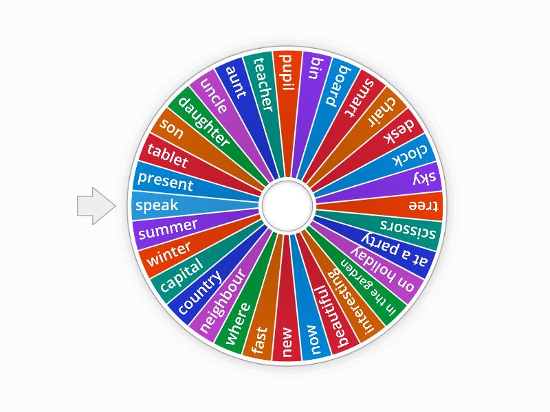 Revision - Spin the wheel