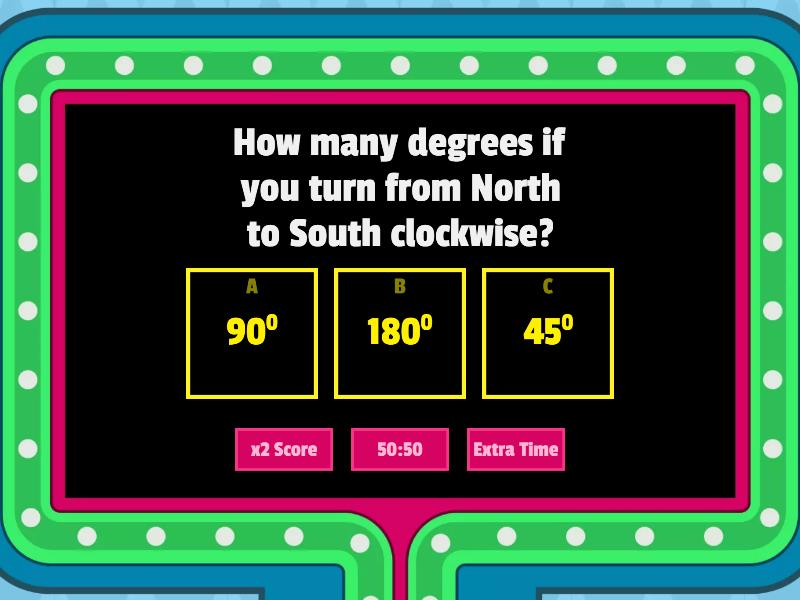 8 Compass Points - Gameshow quiz