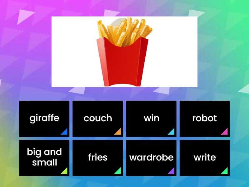 Grade 2 (CONNECT) - Find the match