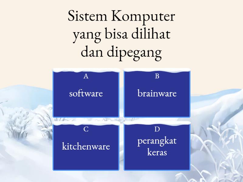 SISTEM KOMPUTER - Quiz