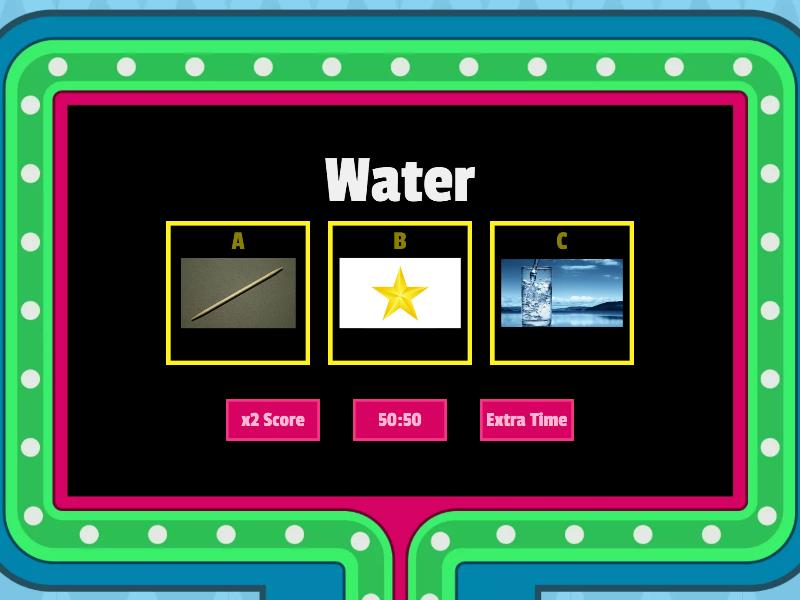 Toothpick star Gameshow quiz