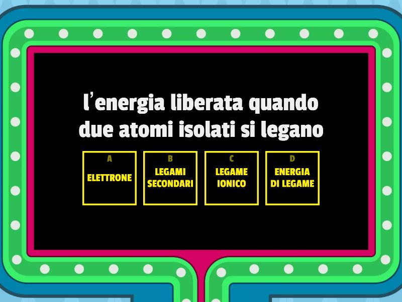 STRUTTURA DELL'ATOMO E LEGAMI CHIMICI E Teoria Vsepr - Telequiz