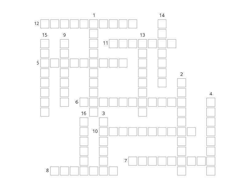 Media Campaign and Monitoring Crossword