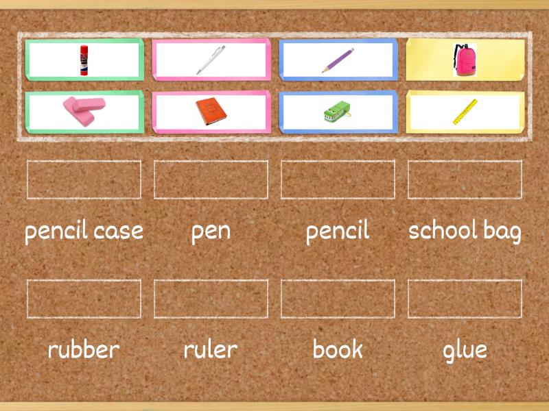 Unit 2 classrom objects - Match up