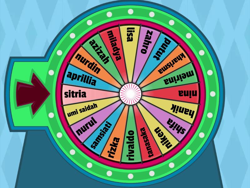 spin nama - Spin the wheel