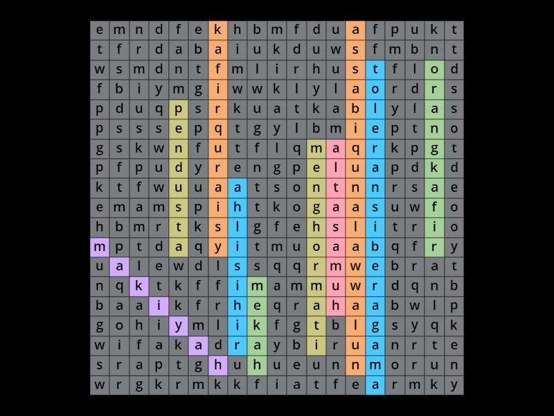 Toleransi - Wordsearch