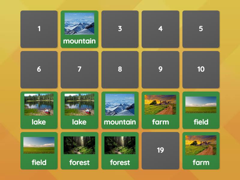 LOOK 3 Unit 2 Vocabulary - Matching pairs