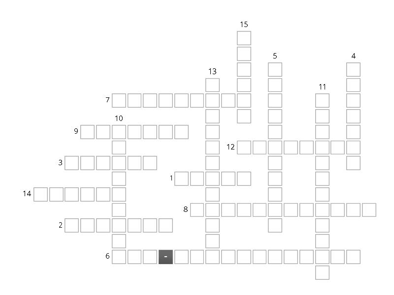 C1 C2 C3 Revision part 2 - Crossword