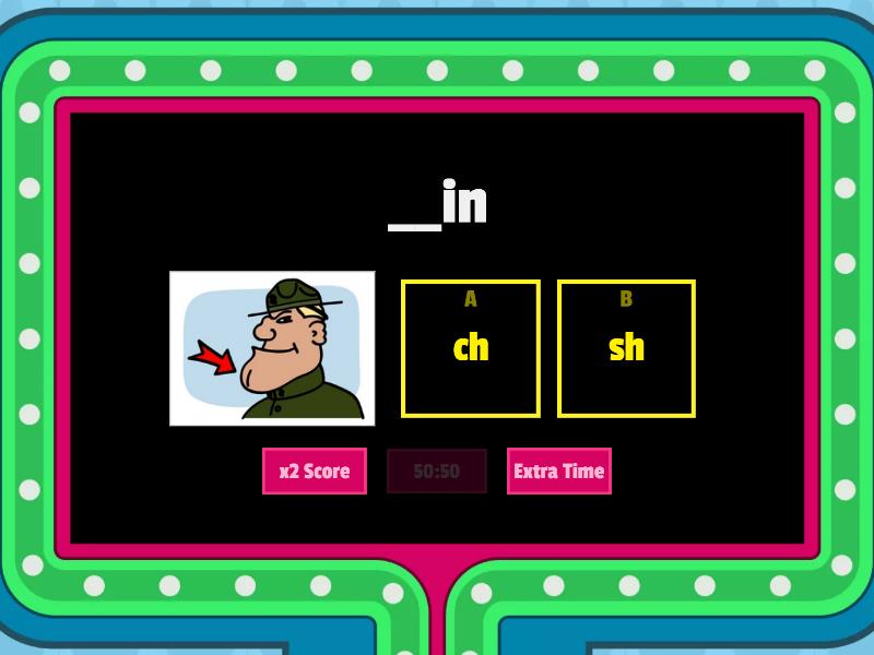 Digraph Game Gameshow Quiz