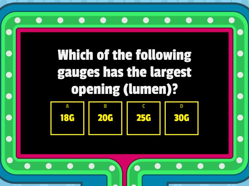 Reviewing Injections! - Gameshow quiz