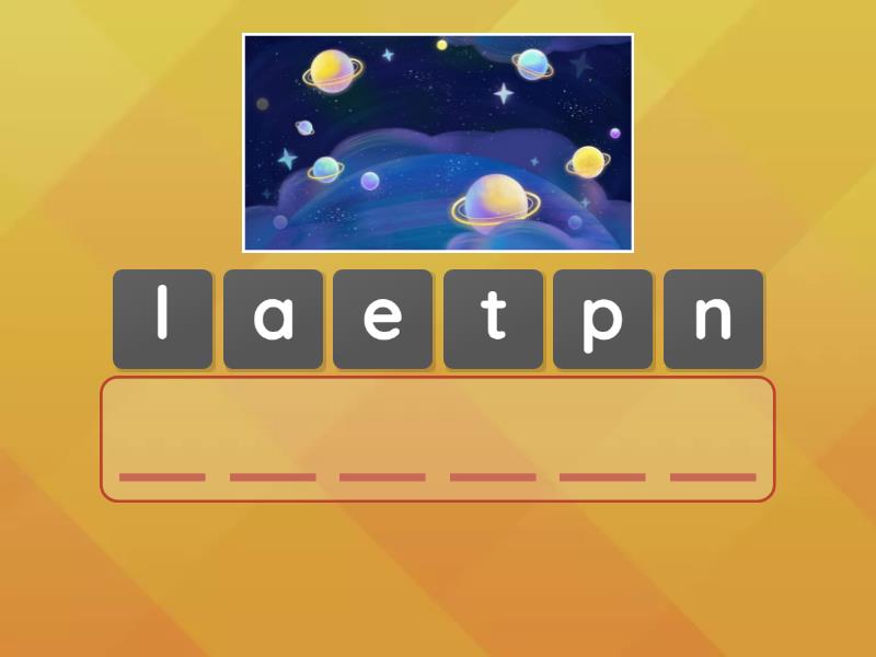Wordwall anagram