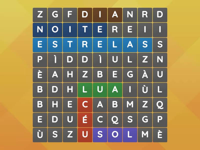 A LUA - Wordsearch
