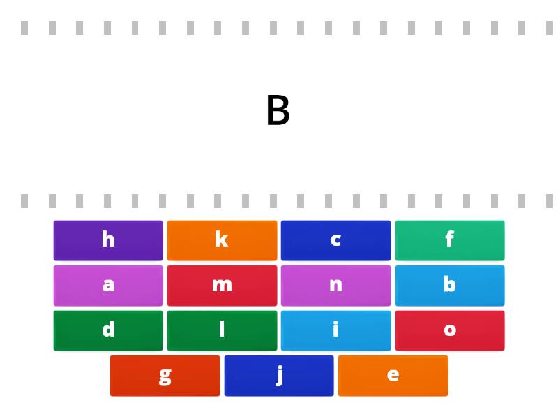 Alphabets Matching - Find the match