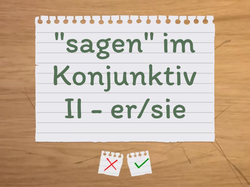 B1.1 Lektion 7: Verben im Konjunktiv II wiederholen - Tarjetas flash