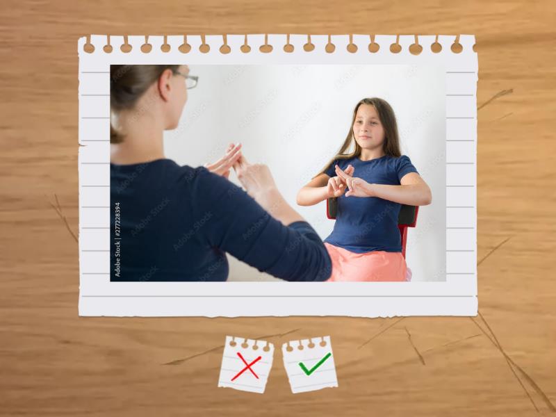 Go getter 1 Unit 5 Sign language - Flash cards