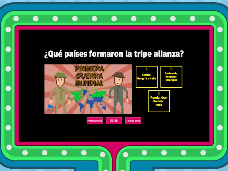 GUERRAS MUNDIALES - Gameshow Quiz