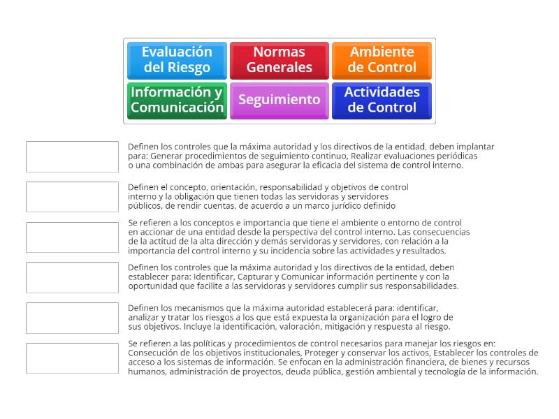 Normas de Control Interno - Match up