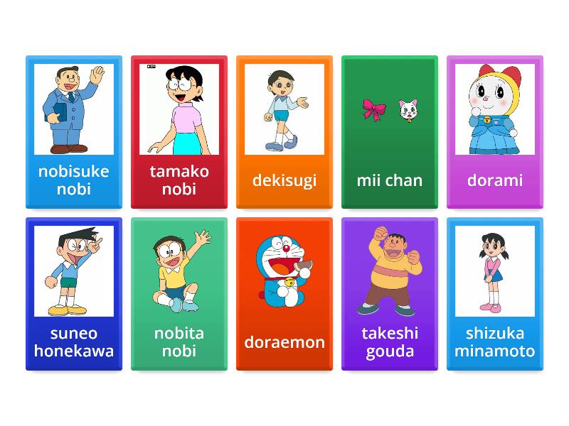 karakter doraemon - Flip tiles
