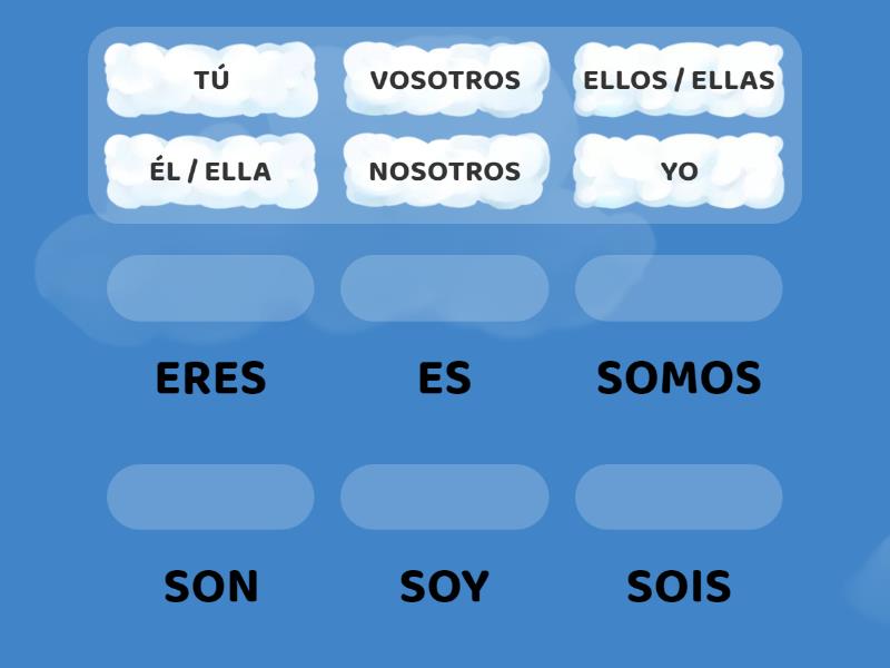 EL VERBO SER - Une las parejas