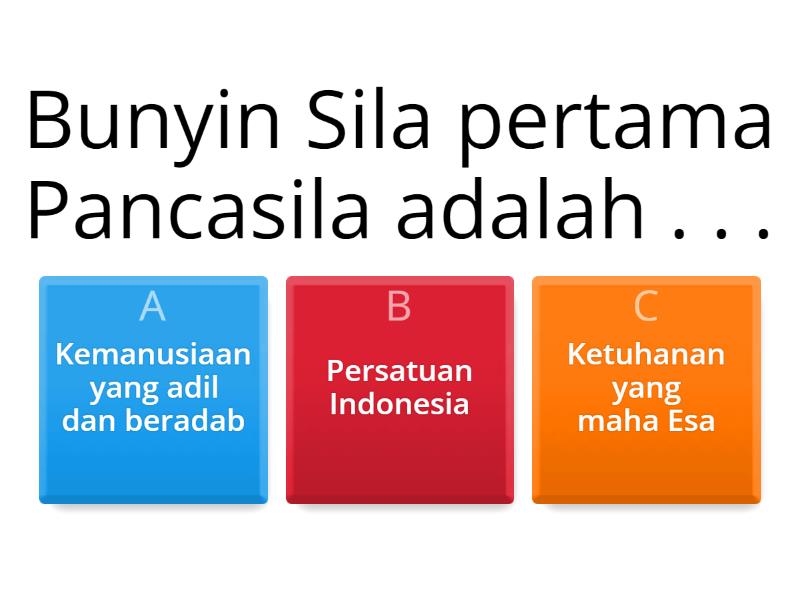 Pendidikan Pancasila - Quiz