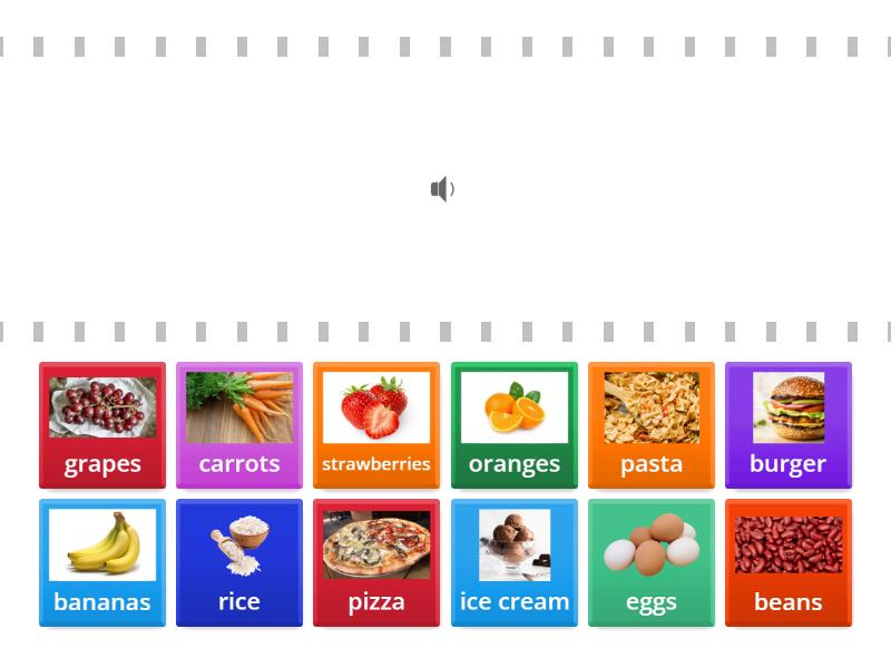 Smart Junior 1 Food - Find the match