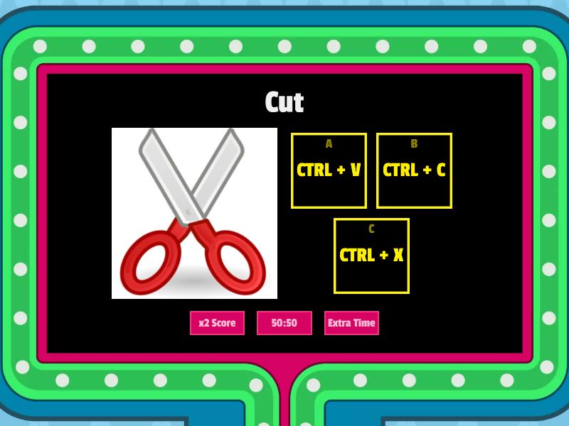Keyboard Shortcuts Gameshow quiz