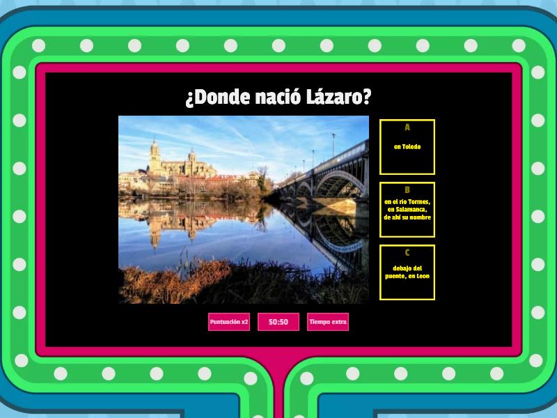 1 Tratado Lazarillo De Tormes - Gameshow Quiz