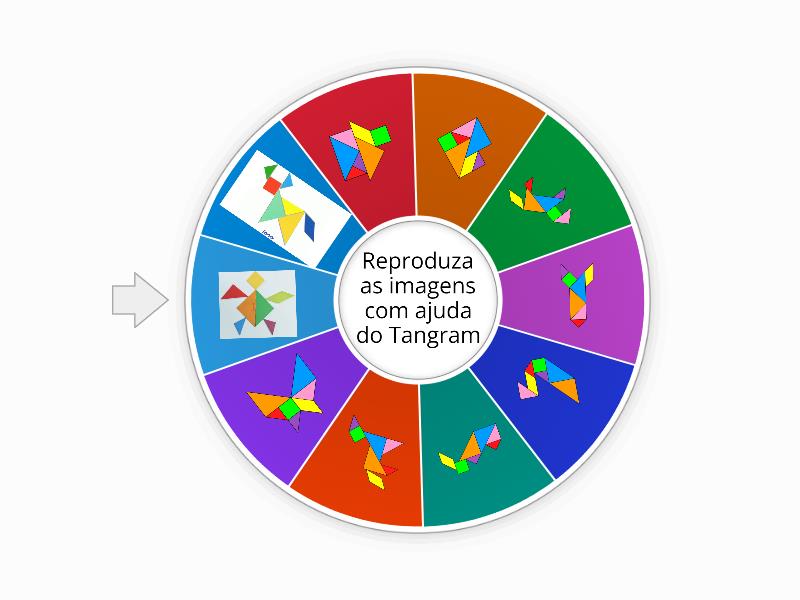 Roleta do Tangram - Spin the wheel