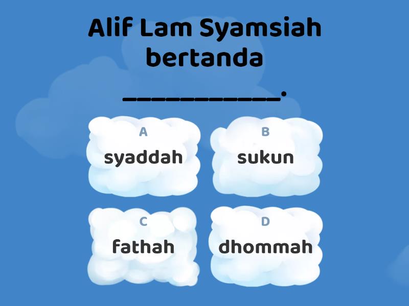 Alif Lam Syamsiah & Alif Lam Qamariah - Kuiz