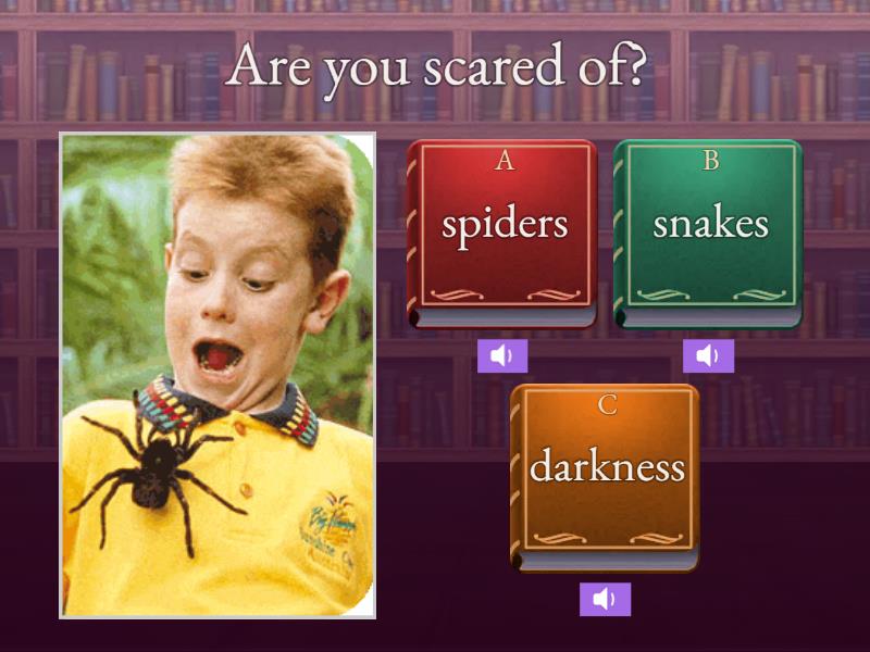 SCARED OF - Quiz
