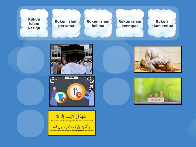 rukun islam - Match up