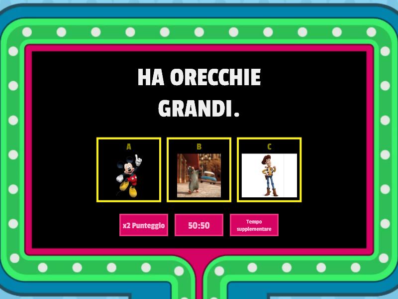 IL VERBO AVERE E LE PARTI DEL CORPO - Gameshow Quiz