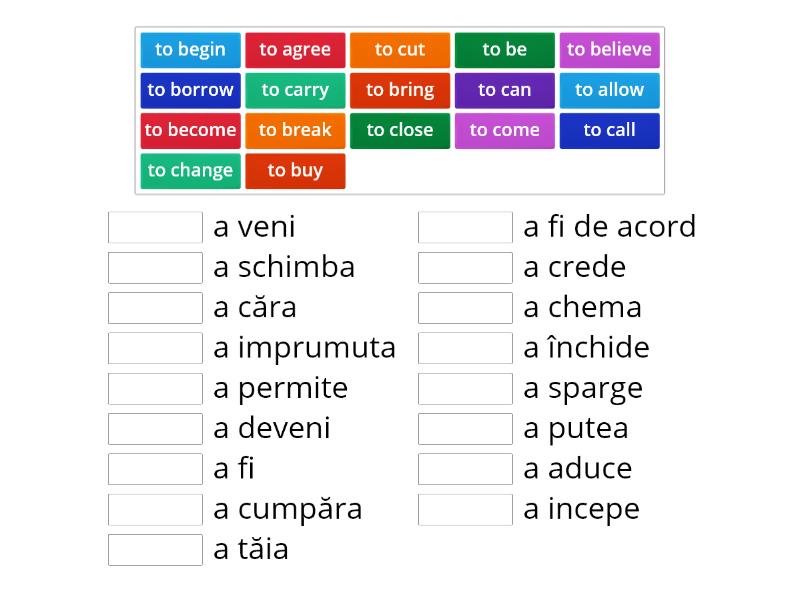 luca verbe - Match up